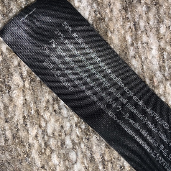 Zara Turtleneck Knit Sweater with Side Slits - Picture 8 of 10